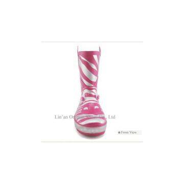 Children 3D Cartoon Style Rubber Rain Boots