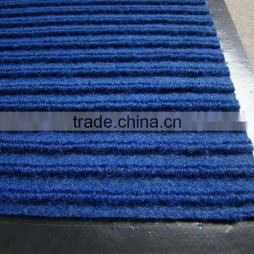 Nonwoven rib surface exhibition carpet