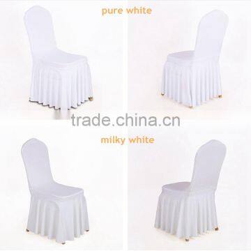 Wholesale lycra hotel wedding white cheap spandex chair cover