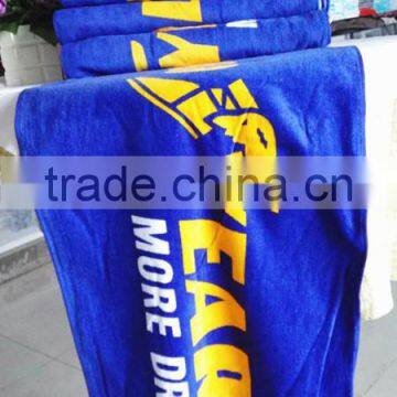 China Supplier Stock Egyptian Cotton Custom Beach Towel