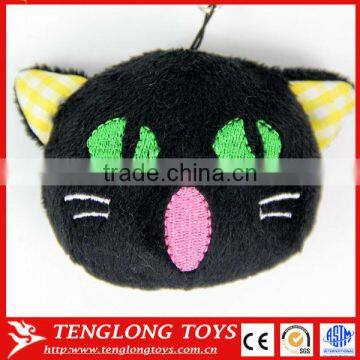 Hot sale small plush toys chean screen phone pendant with dust plug