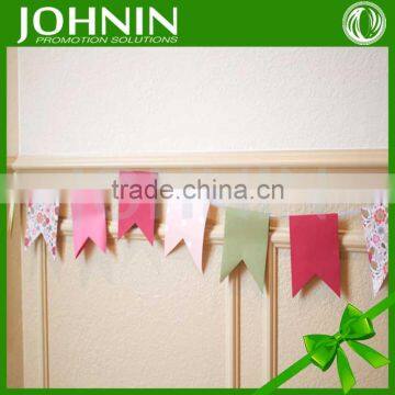 Wholesale indoor hanging style party decorative bunting