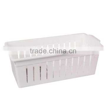 Taizhou plastic household storage box basket for partition organizer