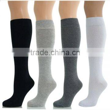 bulk wholesale 100% cotton knee high socks china custom sock manufacturer