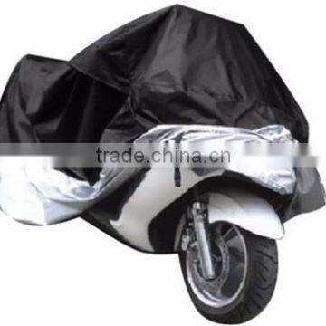 Black and White Large UV Resistant Waterproof Breathable Low-price Motorcycle Cover photo-6