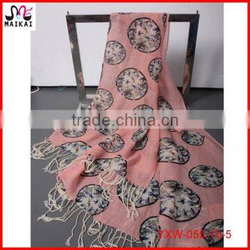 Women's Winter Fashion Animal Printed Wool Scarves Wholesale