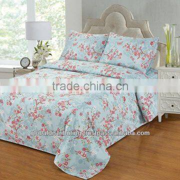 Polyester Bed Flat Sheet Set Stock Lot, 131206 photo-3