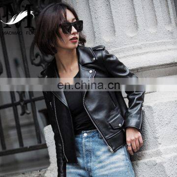 Hot Selling New Softshell Clothing Women Leather Fashion Outdoor Jacket photo-4