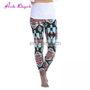 wholesale oem sexy women lularoe polyster spandex floral printed leggings