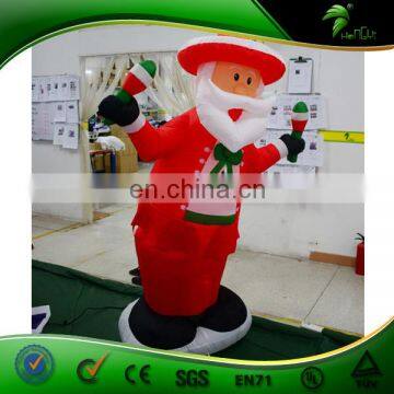 Hongyi Design Giant Inflatable Santa Claus With Switch Equipment