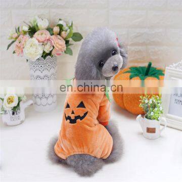 Halloween Pumpkin Fleece for dog clothes