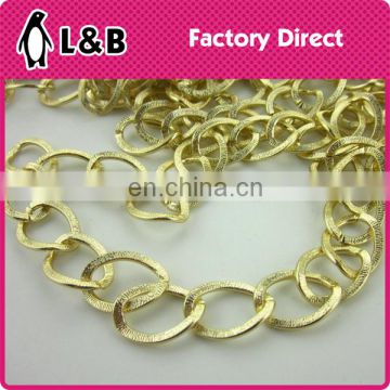 wholesale aluminum material new gold chain design for men