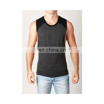 Wholesale Custom Oem fashion deep cut gym singlets - latest gym singlets - Stringer vest&stringer tank top&gym singlet