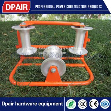 cable laying guide wheel wire sliding roller skating