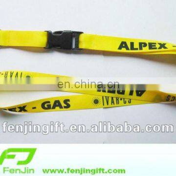 soft thin glossy satin ribbon lanyards