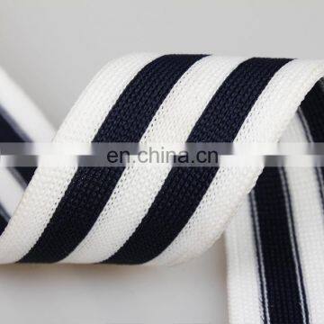 Cheap custom garment knit woven jacquard ribbon webbing