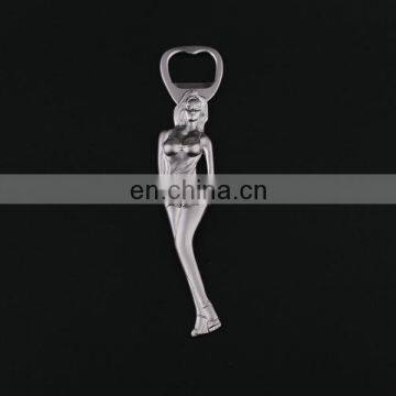 CUSTOMIZED LOGO 3D ZINC ALLOY SCULPTURE GODNESS BOTTLE OPENER