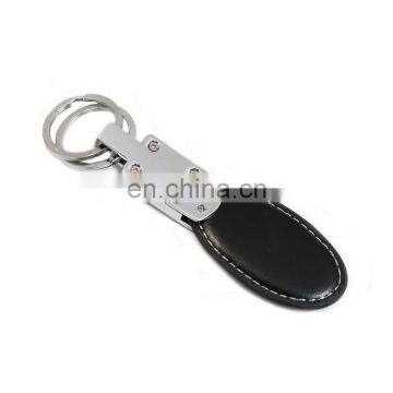 Custom Upscale Black Car Leather Keyrings for Car Gift photo-2