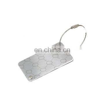 metal logo tag for luggage,custom metal luggage tag for sale