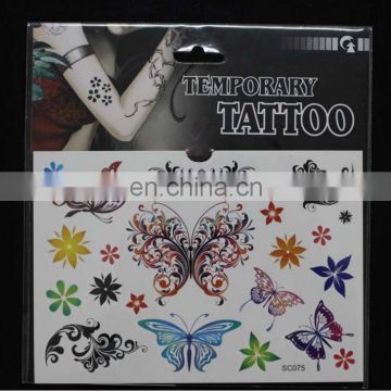 Butterfly decorative tattoo sticker