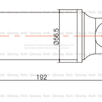 24Khz Ultrasonic Stepped Column Transducer With 4pcs Ceramics CE Certification photo-2
