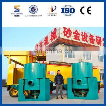 SINOLINKING 100 TPH Processing Capacity Gold Separating Machine/Gold Panning Machine/Gold Recovery Machine