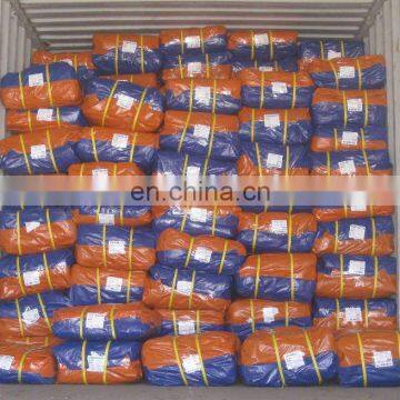 Blue/orange pe tarpaulin sheet