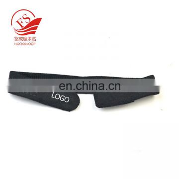 Custom logo printing or embroidery anti slipping elastic loop strap