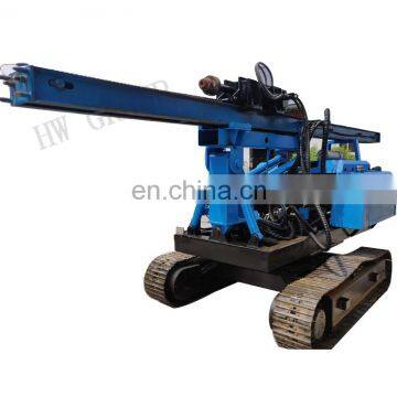 Hydraulic loader pile driver photovoltaic crawler pile driver vibrating rig