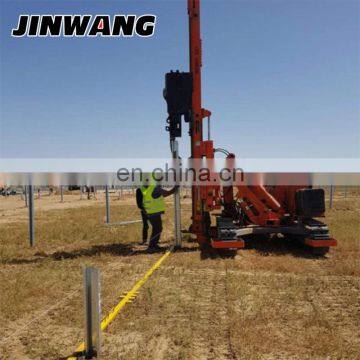 Highway Hydraulic Press Guardrail Driving Pile Driver for Public Guardrail photo-7