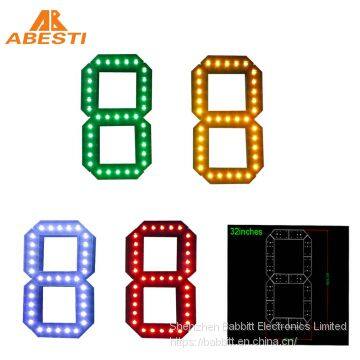 32 Inch 7 Segment led outdoor display Digital Numbers Module For Oil Price LED Signs LED Gas Price