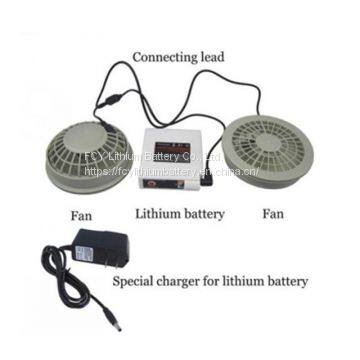 Cheap price rechargeable battery pack with Air-conditioned seat cushion cooling fan