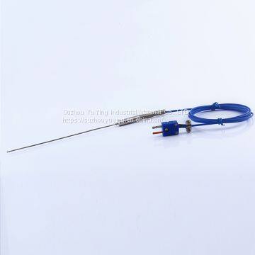 K Type Thermocouple Mineral Insulated Temperature Sensors With Standard Leads 2x7/0.2mm