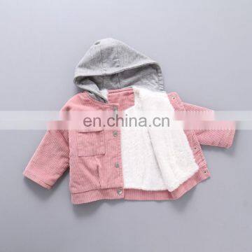Cute Corduroy Girls Jacket Coat With Highest Quality photo-4