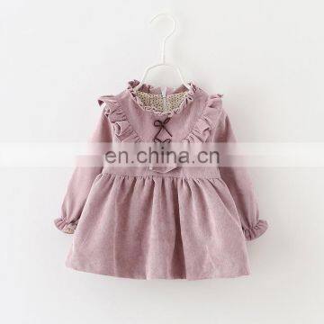 2020 Children's Dress Spring Ruffles Girl's Dress For Party Baby Girl Clothes