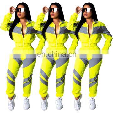 Wholesale Autumn Fashion Custom Women Two Piece Set Outfits Fitness Jogging Tracksuits photo-4
