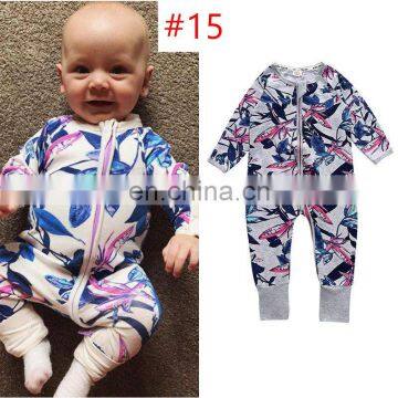 50styles Newborn Boy Clothes for Babies Toddlers Long Sleeve Floral Print Baby Girl Children's Overalls Pyjamas Kids Clothing photo-6
