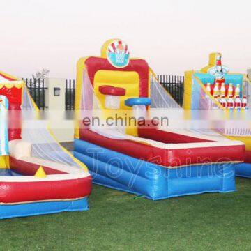 3pcs Inflatable Stalls Game Packages Active Fun Carnival Games Basketball Toss Shooting photo-3