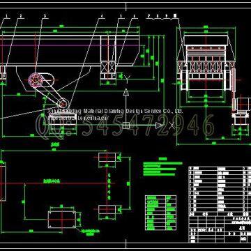 Чертежи питателя ZSW490x110 Чертежи полной механической обработки