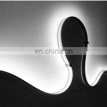 Nordic Newest Creative Aluminum LED Curve Wall Lamp Wall Sconce Snake Modern Wall Light for Home photo-5