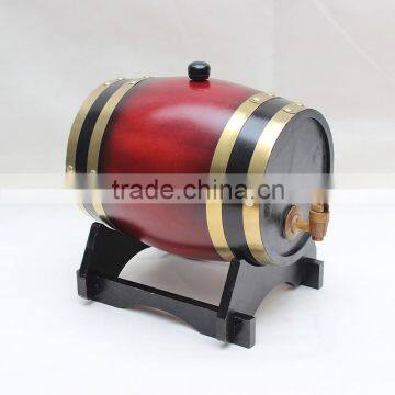 Painting color 5L wooden wine barrel