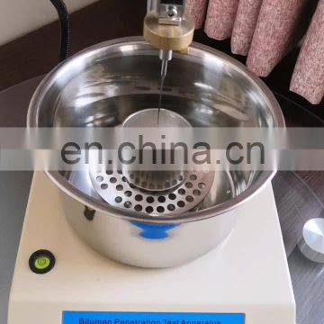 Pitch needle penetrometer digital standard cone penetration testing machine for asphalt