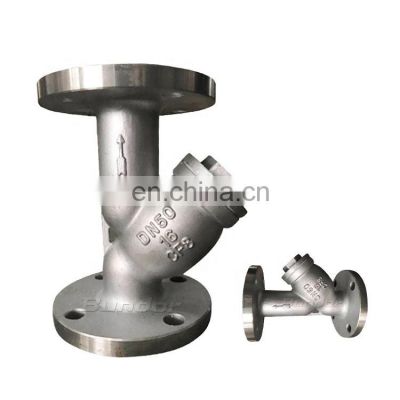 Bundor Stainless Steel DN50-DN600 Flange End PN16 Y Type Strainer for Water steam oil