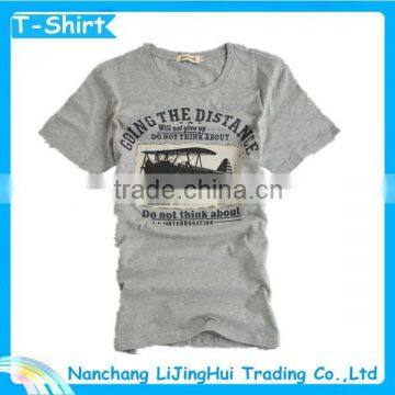 2015 hotest sale custom 100% cotton high quality plain t-shirt