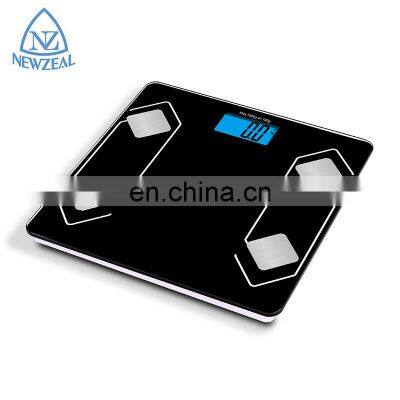 ROHS Blue Tooth Body Fat Scale BMI Bathroom Weighing Scales With IOS And Android App