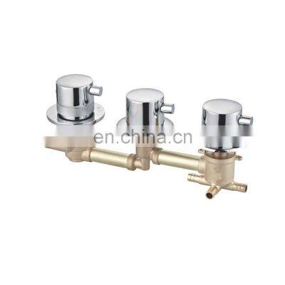 Contemporary Zn Alloy Brass Bath Faucet Shower Thermostatic Mixer