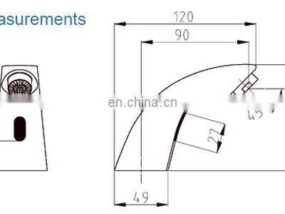 2021 Европейский электрический сенсорный кран водопада из высококачественного латунного сплава для холодной воды photo-5
