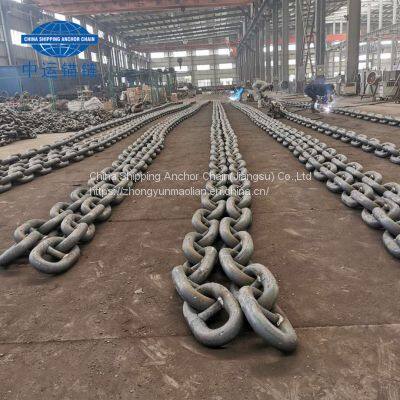 46mm marine anchor chain factory with LR NK BV KR ABS CCS DNV CER