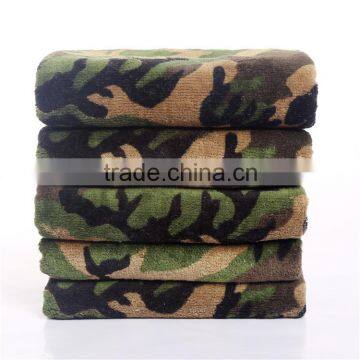 Guangdong Towel Factory Customized Velour Reactive Printed Pure Cotton Bath Towel