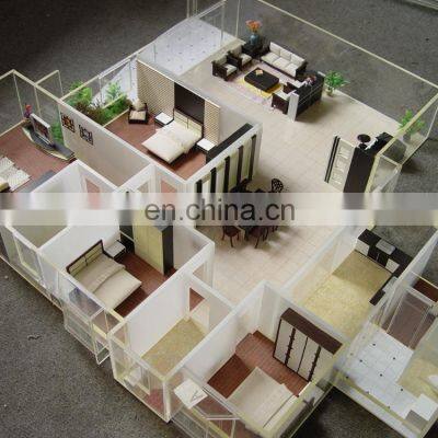 House Plan Internal Layout Model With All Furniture ,scale Model House photo-3